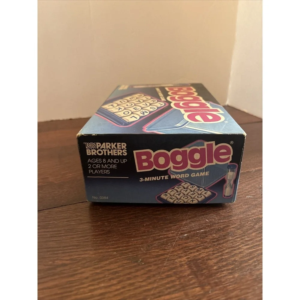 90s VTG Boggle Classic Letter Cube‎ Word Game Parker Brothers Complete w/Manual